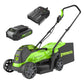 24V Lawn Mower 33cm Gen II with 2Ah Battery