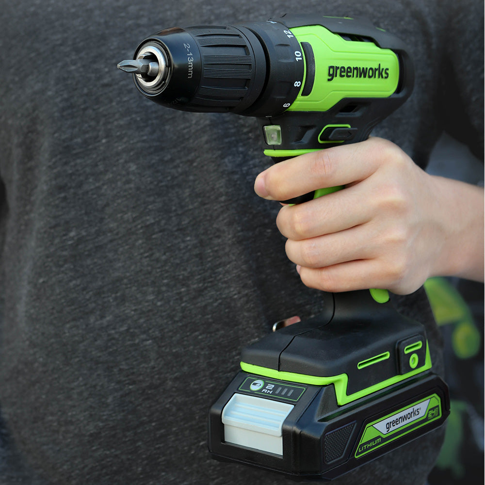 24V Drill 35Nm with 2x2Ah Battery