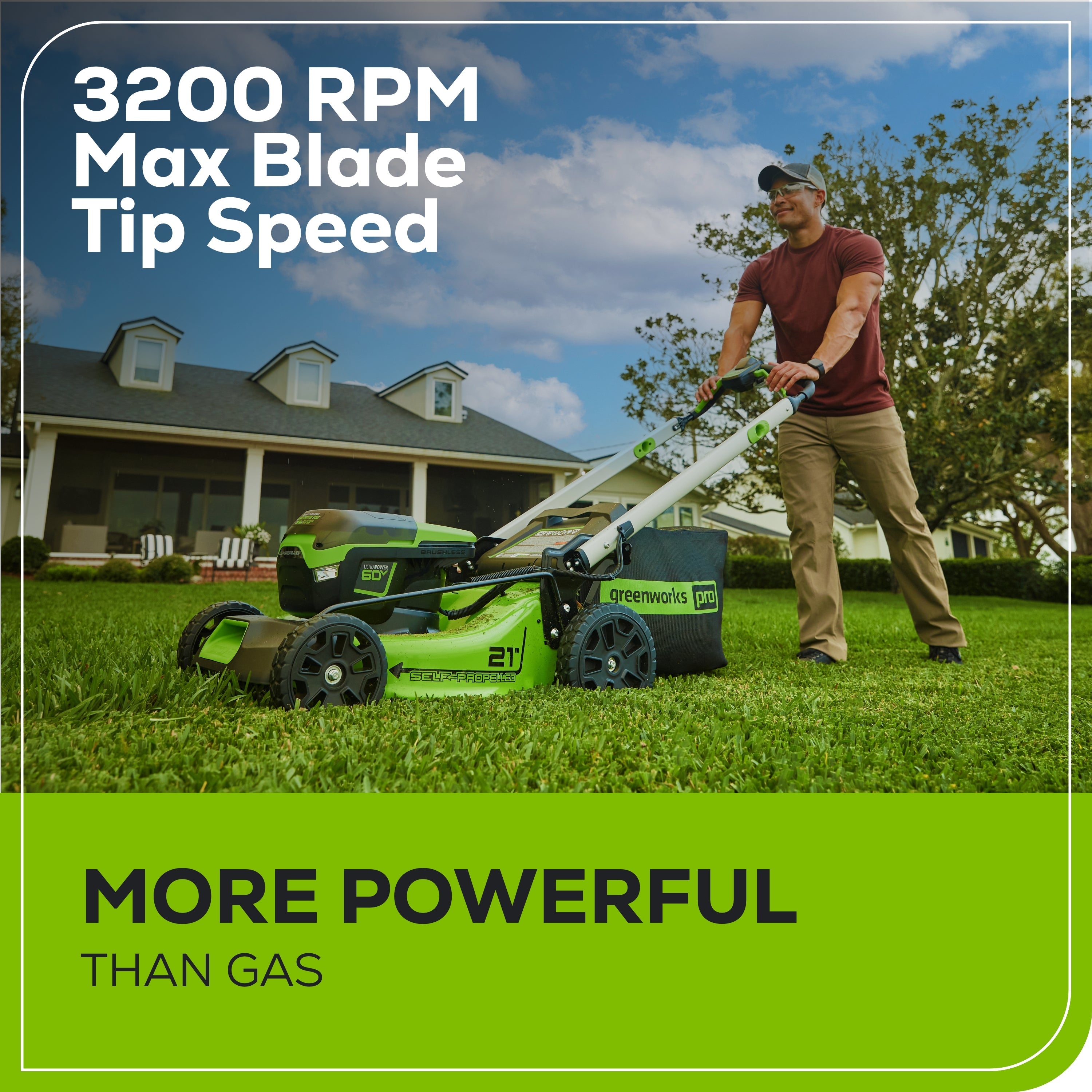 Greenworks 21 inch cordless lawn mower sale