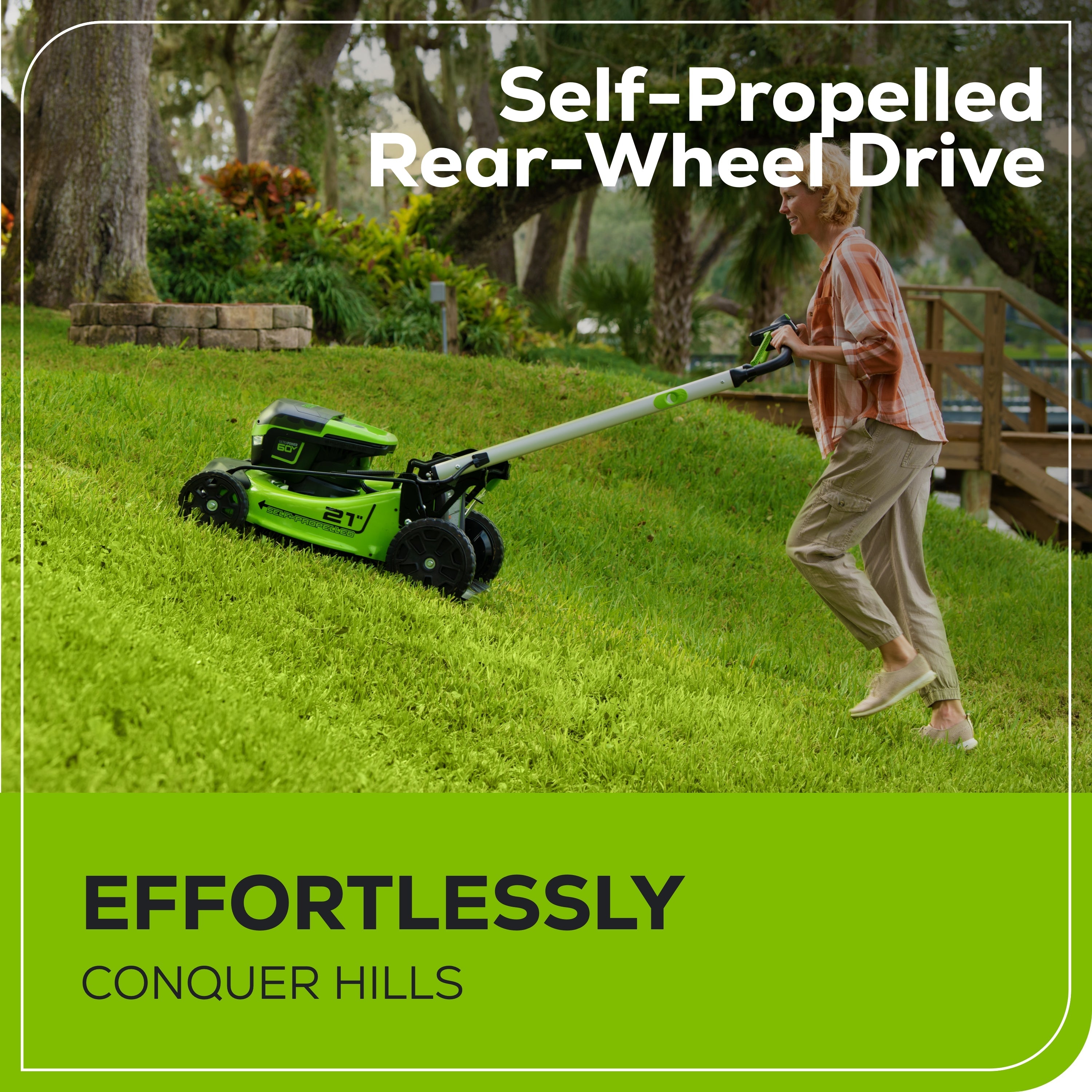 Greenworks 21 inch electric lawn mower sale