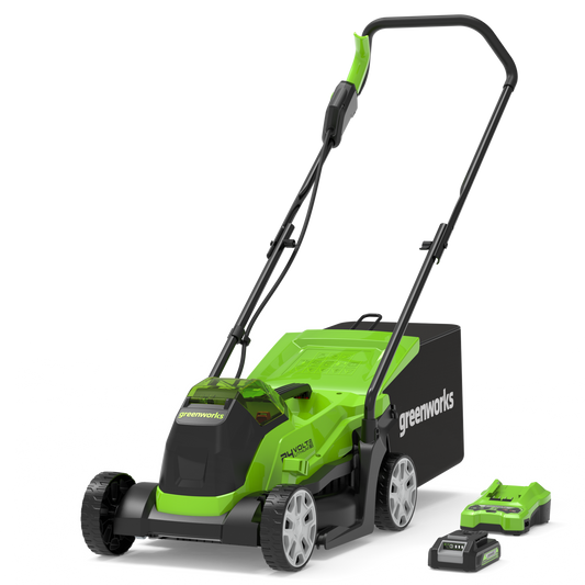 24V Lawn Mower 33cm Gen II with 2Ah Battery