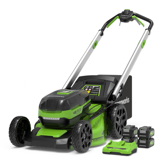 24V+24V Lawn Mower 46cm  with 4x4Ah Battery