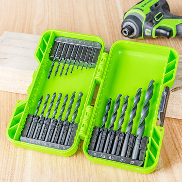 Drill Bit Set 21 pcs - Black oxide