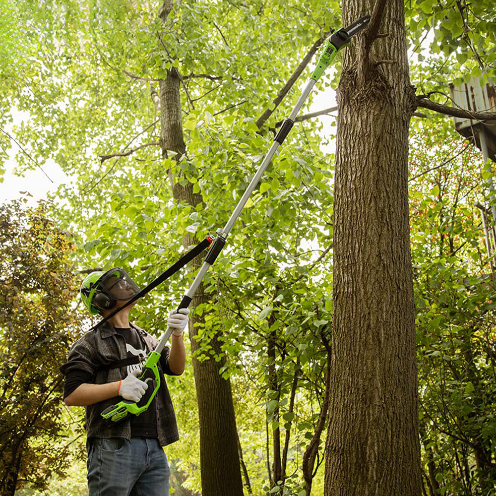 40V Pole Saw & Telescopic Hedge Trimmer