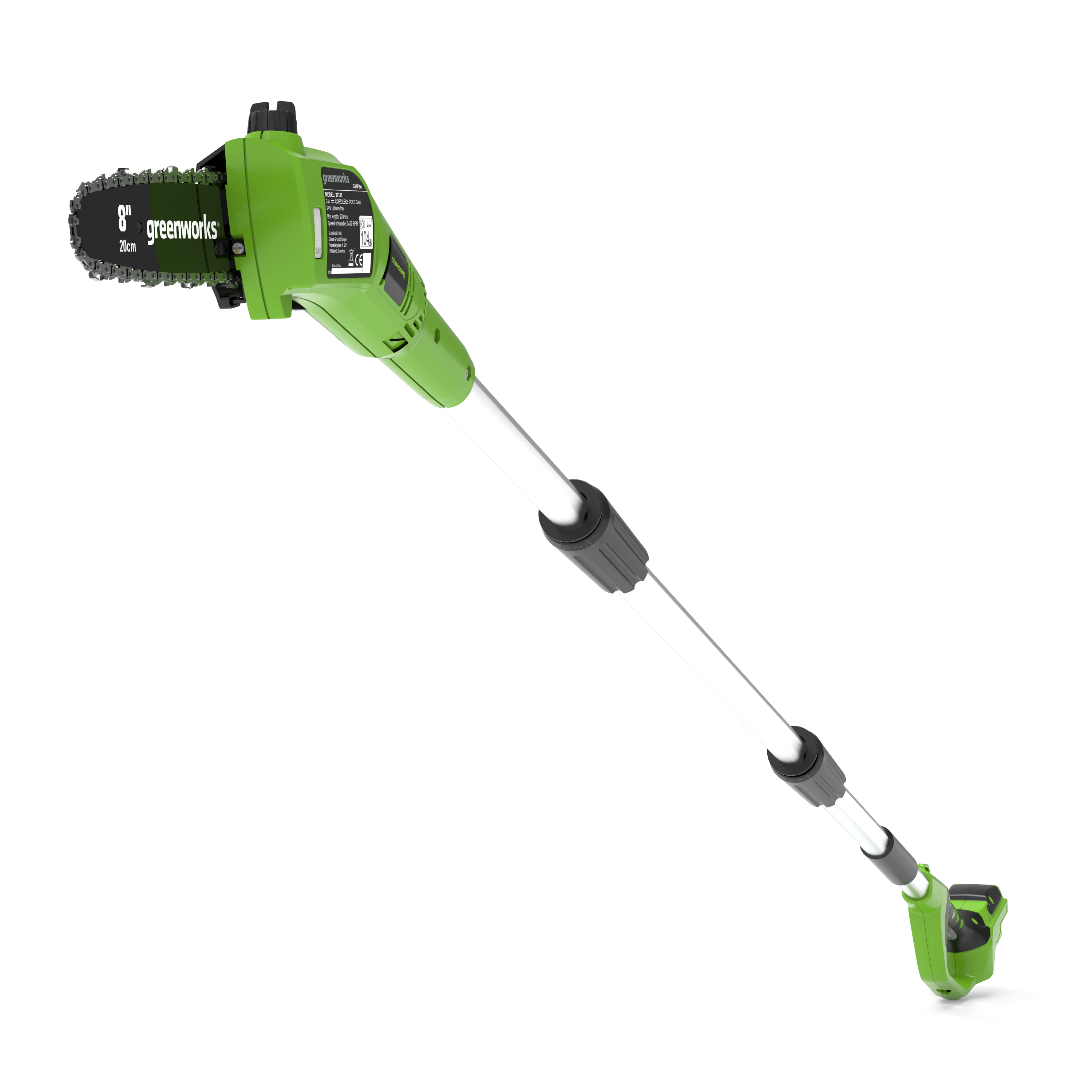 24V Pole Saw with 2Ah Battery