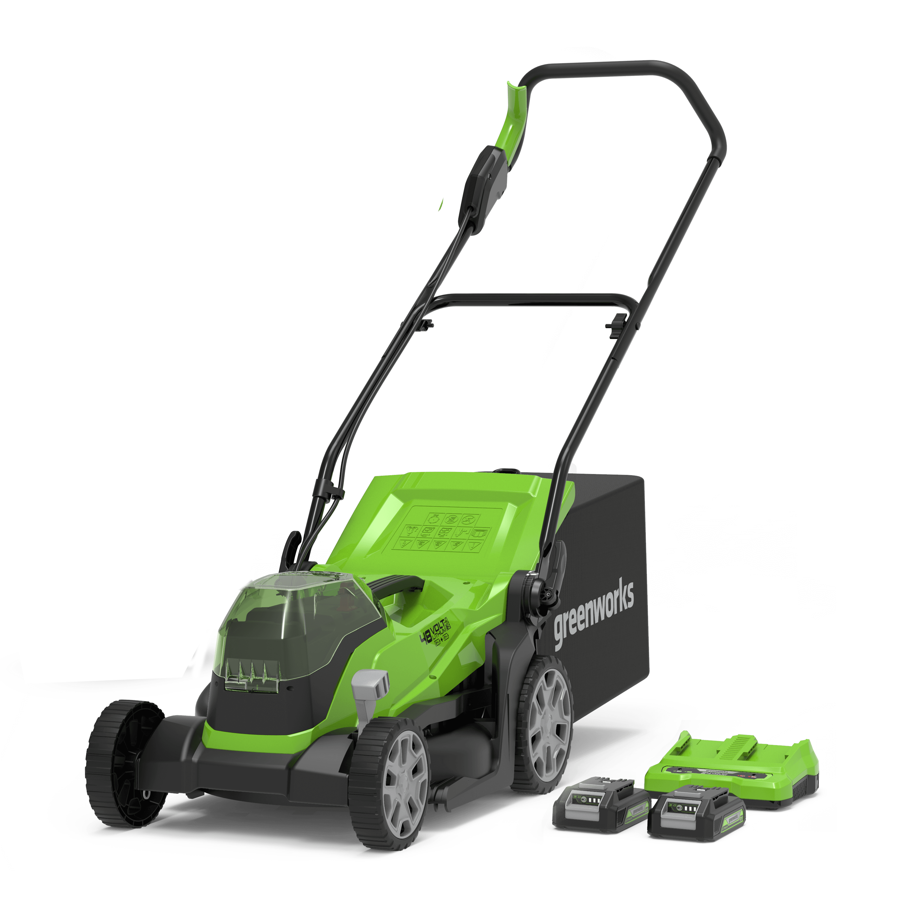 24V+24V Lawn Mower 36cm with 2x 2Ah Battery