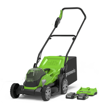 24V+24V Lawn Mower 36cm with 2x 2Ah Battery